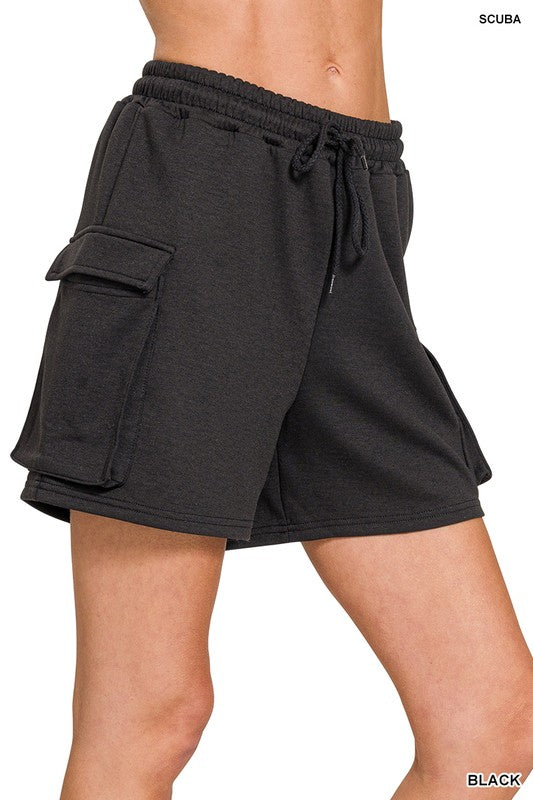 Coastal Chill Scuba Shorts in Black