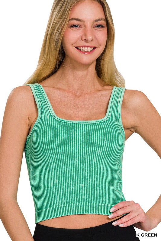 Acid Flex Tank in Kelly Green